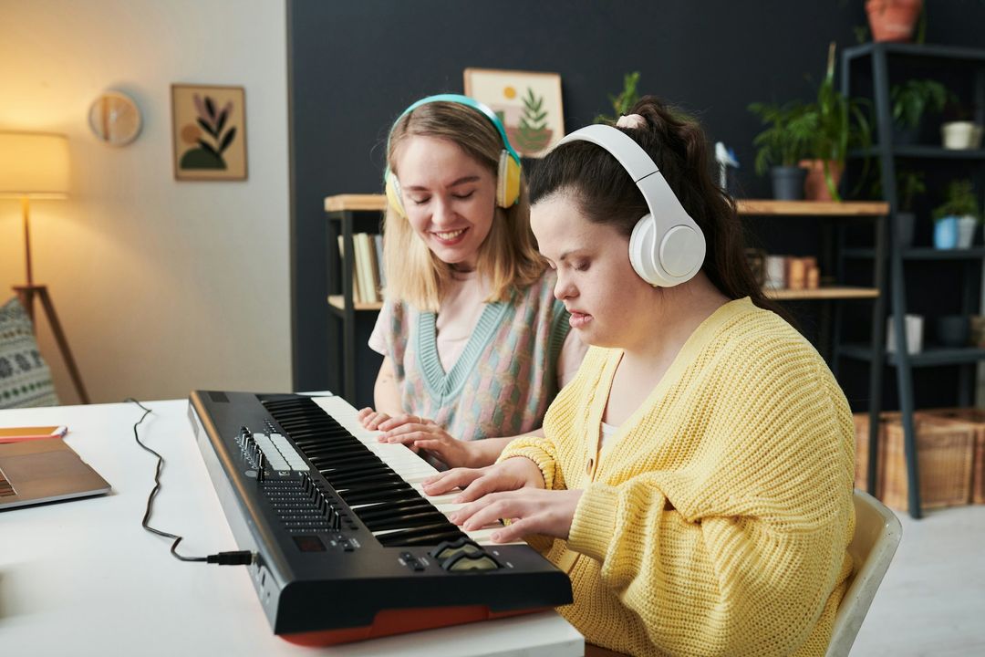 A music therapy session